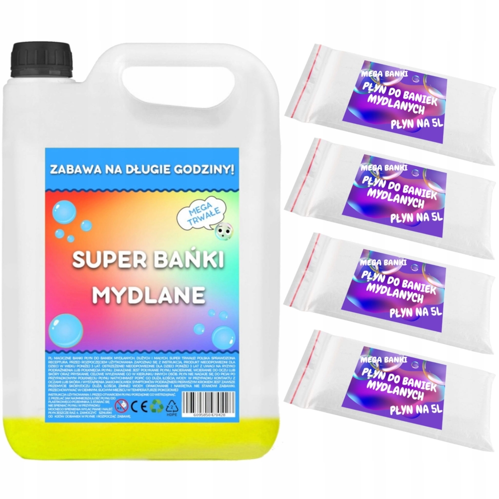 Koncentrat do baniek 5l + 4 proszki