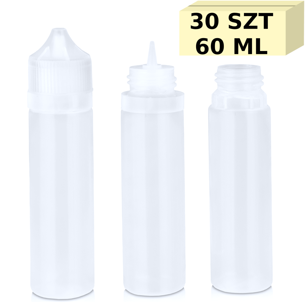 Butelka Gorilla przezroczysta 60 ml 30szt