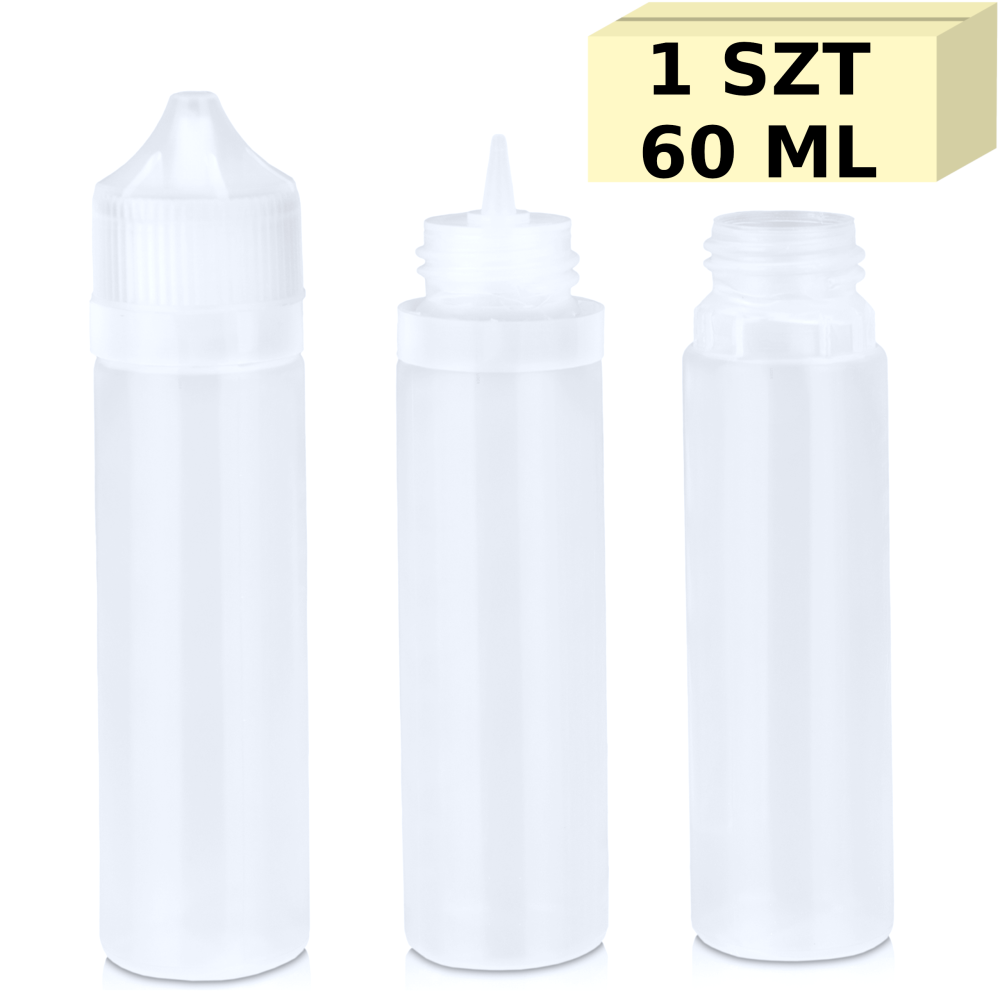Butelka Gorilla przezroczysta 60ml 1szt