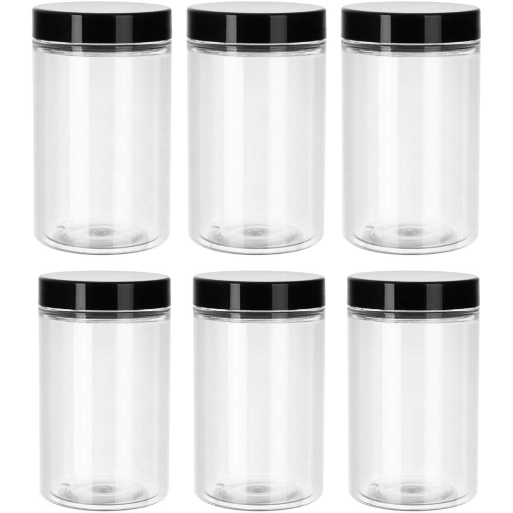 SŁOIK POJEMNIK 1250 ml 1,25 PLASTIKOWY PET 6 szt