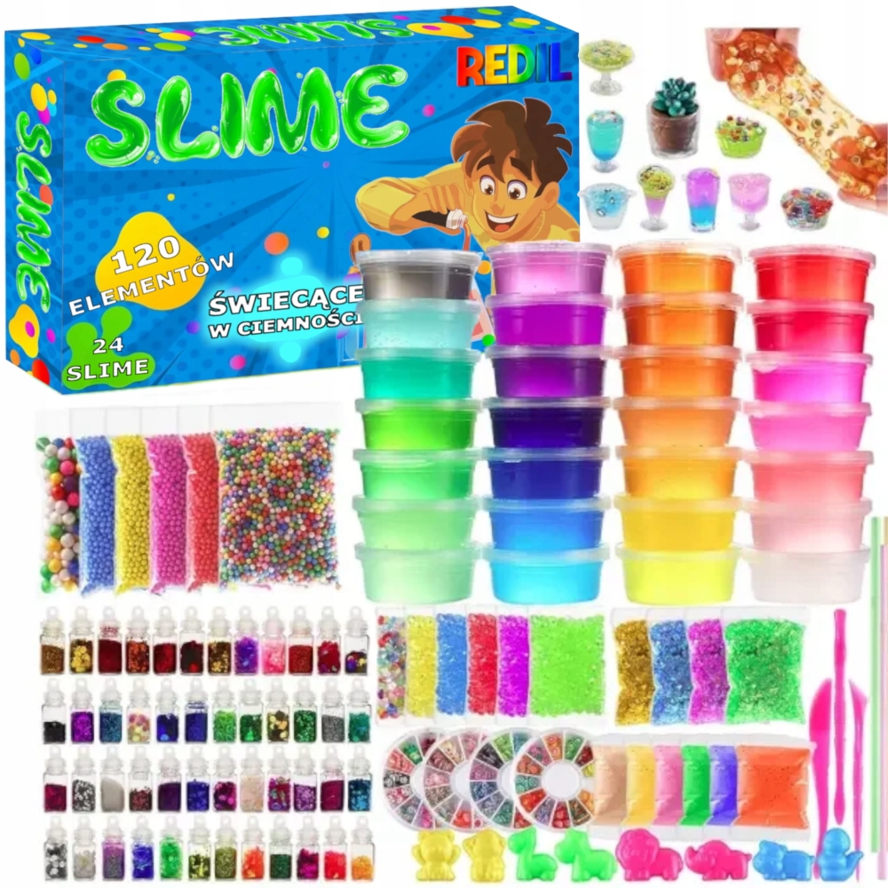 Zestaw slime w kartonie