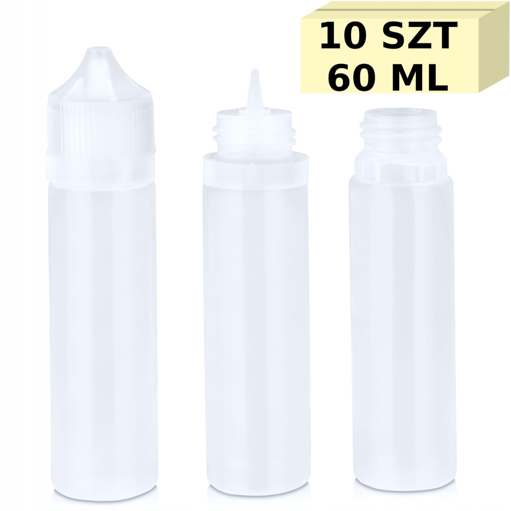 Butelka Gorilla przezroczysta 60 ml 10szt