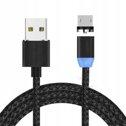 KABEL MAGNETYCZNY PRZEWÓD TYPU C MICOR USB LIGHTNING DO IPHONE1,2M