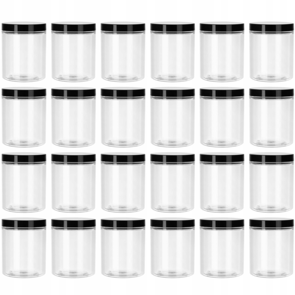 SŁOIK POJEMNIK 500 ml 0,5 L PLASTIKOWY PET 24 szt