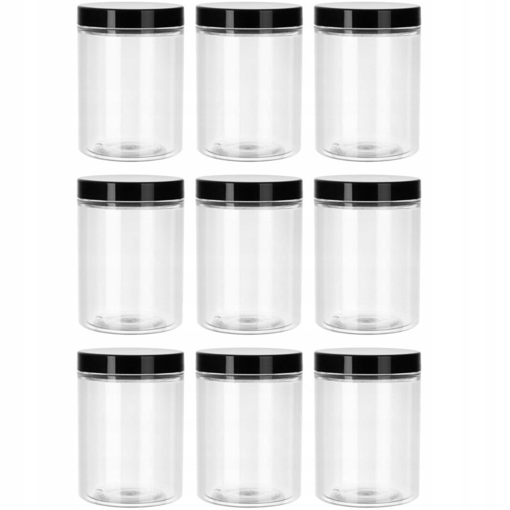 SŁOIK POJEMNIK 1000 ml 1 L PLASTIKOWY PET 9 szt