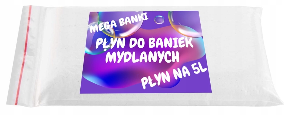 PŁYN DO BANIEK MYDLANYCH DUŻYCH PROSZEK NA 5L