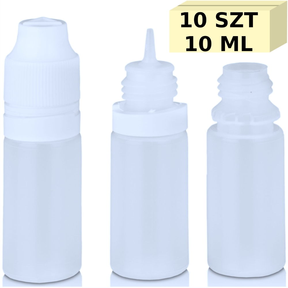 BUTELKI 10 ml 10 SZT LIQUID BUTELECZKA BUTELECZKI