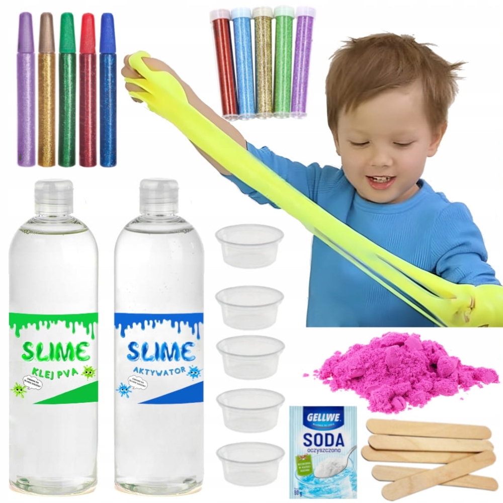 Zestaw Slime do robienia glutów 8w1