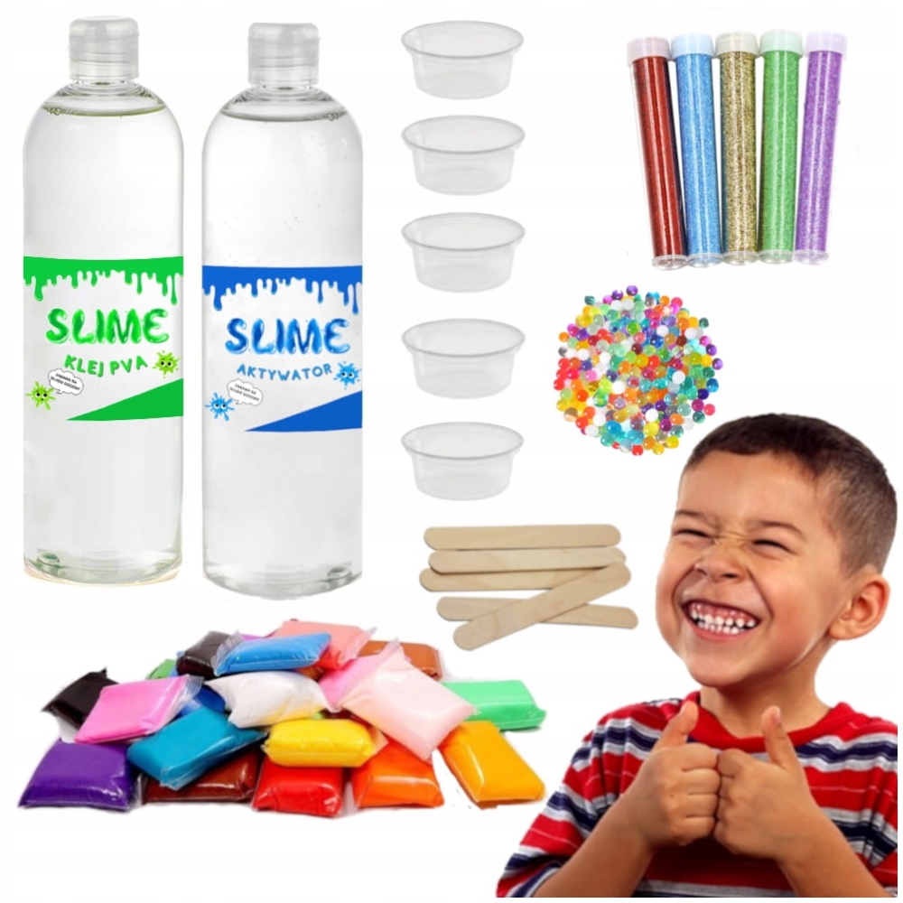Zestaw Slime do robienia glutów 6w1
